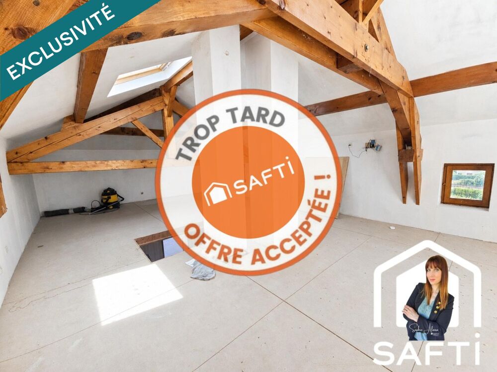 Maison de caractère à rénover avec près d'un hectare de terrain et fort potentiel d'aménagement.