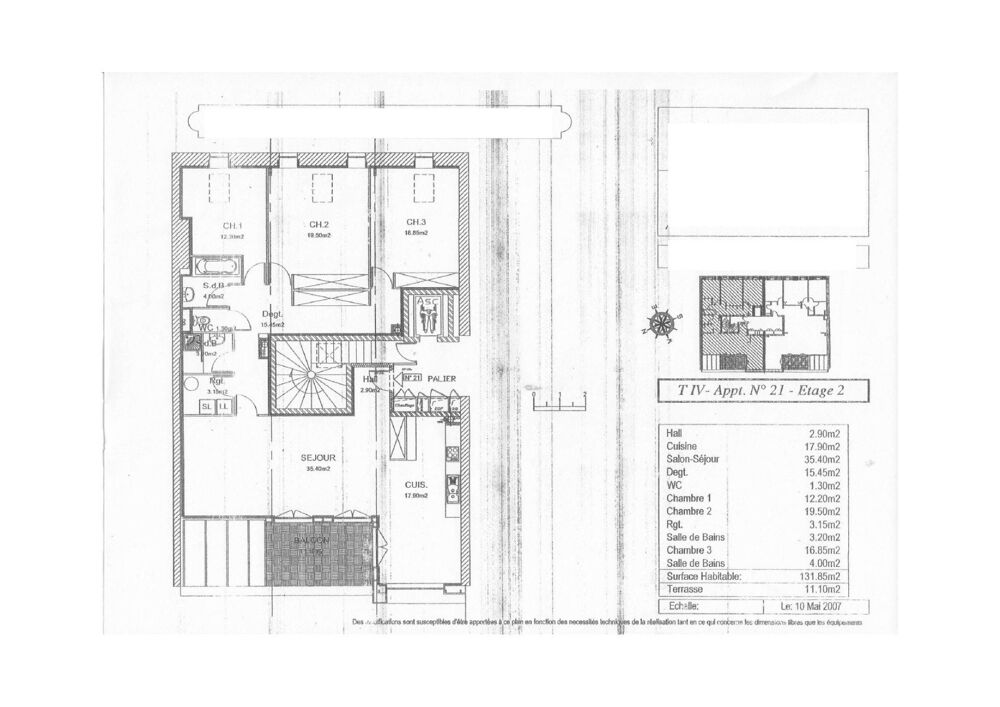 Vente Appartement Spacieux T4 dans un immeuble de caractère Saint-quentin