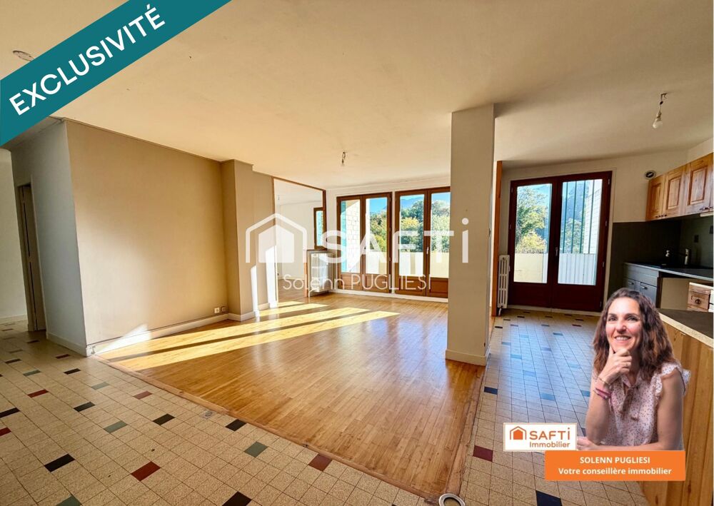 Vente Appartement Dernier étage avec vue Chartreuse – Beau T3, terrasse et parc privé. Voiron