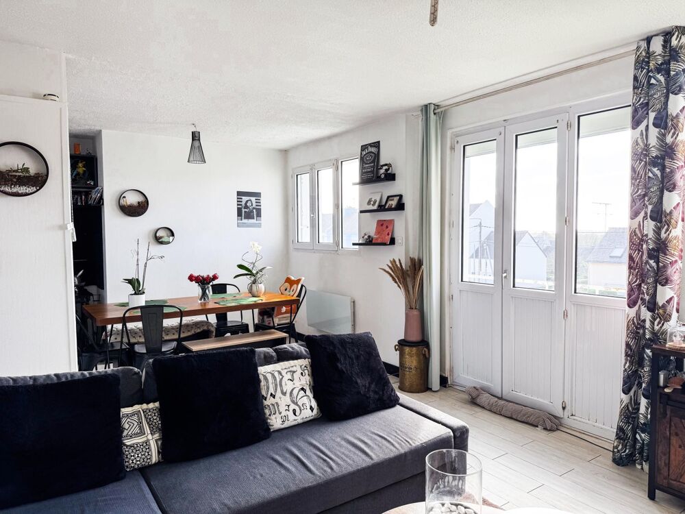 Appartement lumineux 67 m², 2 chambres & cave  Brest Rive Droite