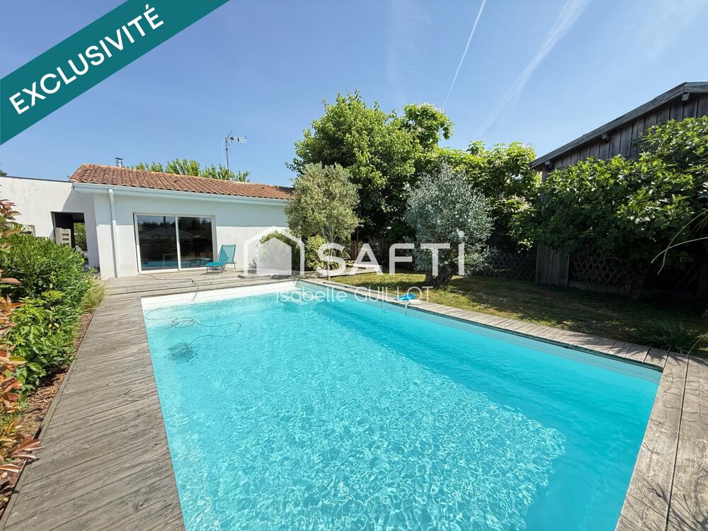 Maison T2 avec piscine et hangar