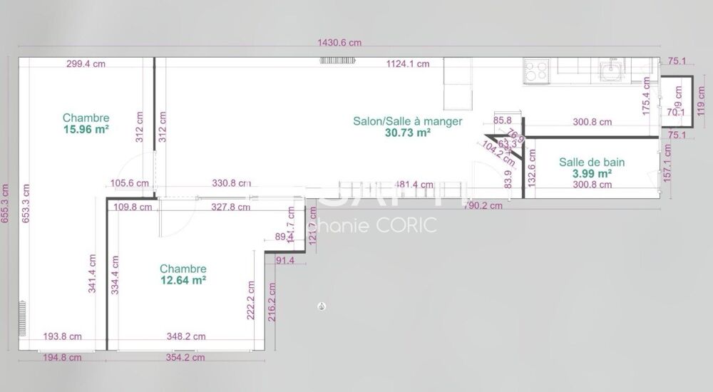 � vendre  Appartement Paris 15