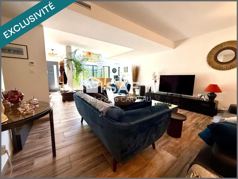 Vente Maison Andernos centre - Arcachonnaise contemporaine d'exception de 2024 d'une surface de 132 m2 avec double garage de 40 m2. Andernos-les-bains