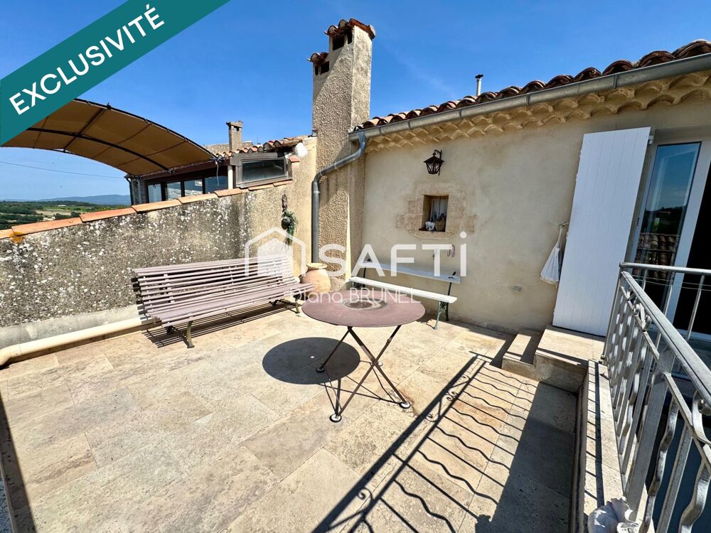 Maison de village, terrasse, sous-sol, garage,cour