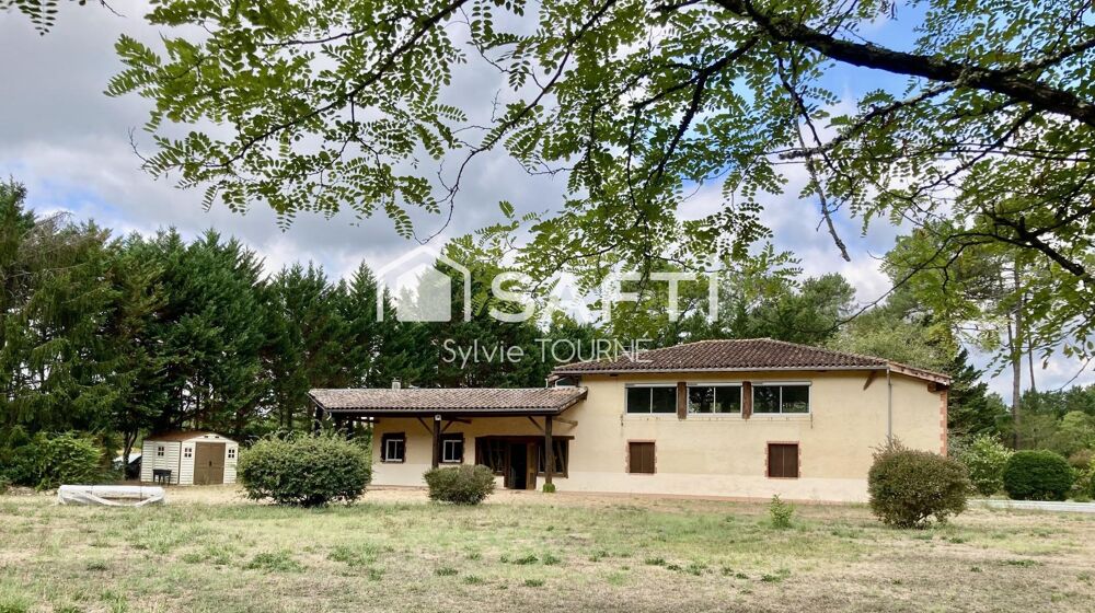 MAISON EN PIERRE ET PISCINE SUR TERRAIN DE 9173 m2