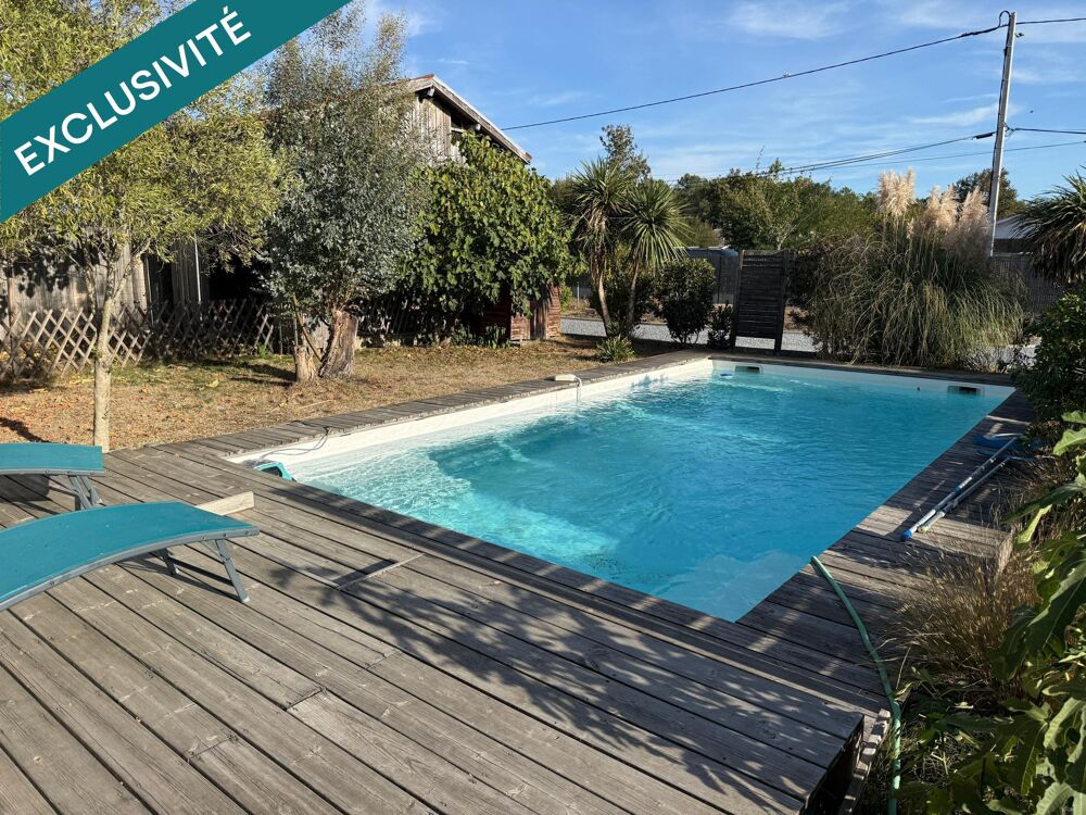 Maison T2 avec piscine et hangar