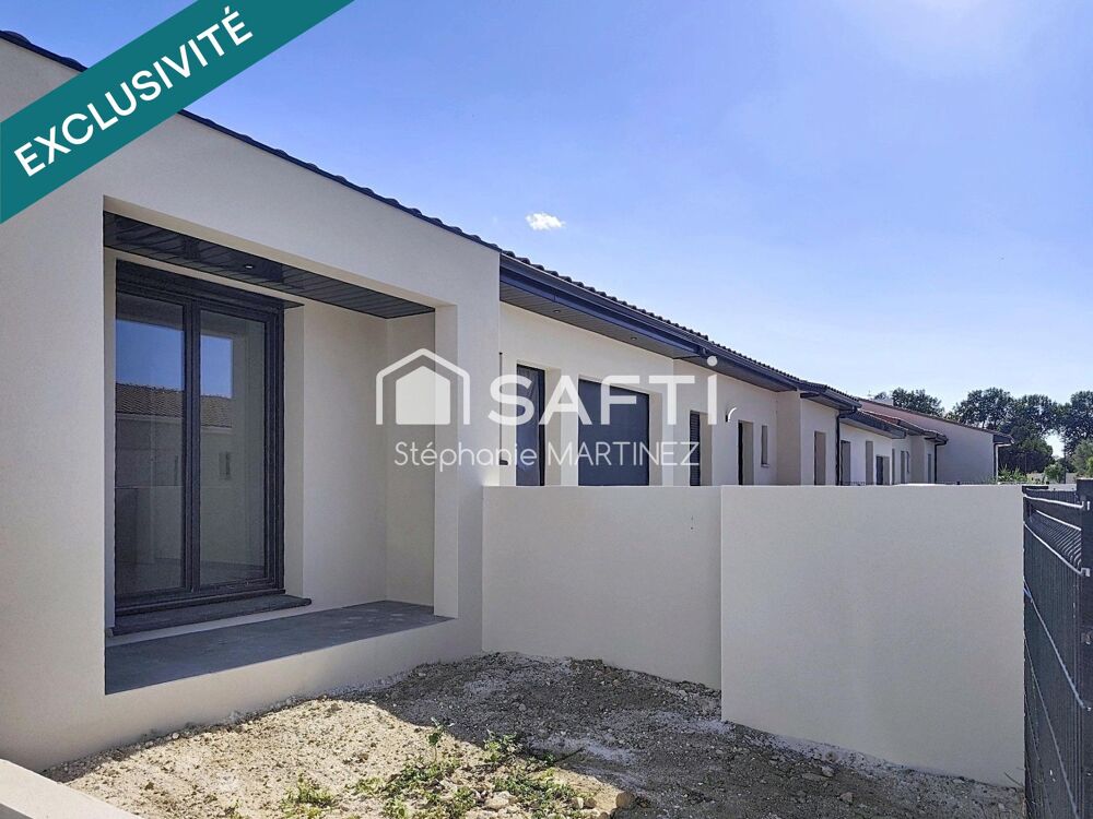 Maison neuve plain-pied avec prestations modernes