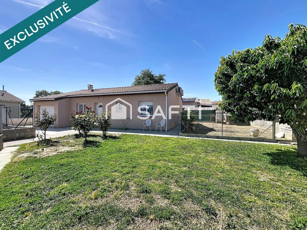 Maison T4 plain-pied avec jardin et garage
