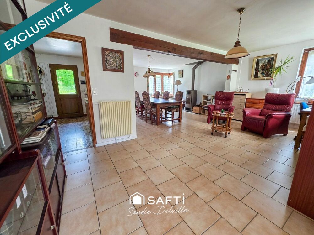 Vente Maison Pavillon 193m²- 6p- 4ch- piscine- 4589m²- sous-sol total Mauperthuis