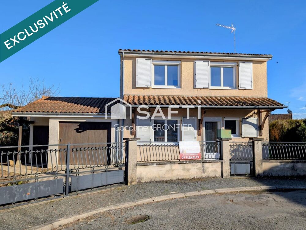 Maison familiale 4 chambres avec jardin et garage