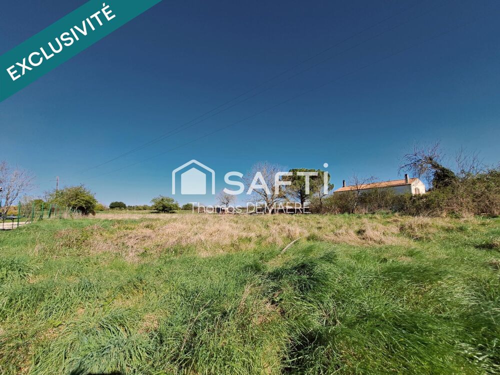 Vente Terrain Joli terrain constructible 2397 m² entre Jonzac et Montendre Tugéras-saint-maurice