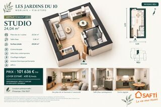  Appartement à vendre 1 pièce 24 m²