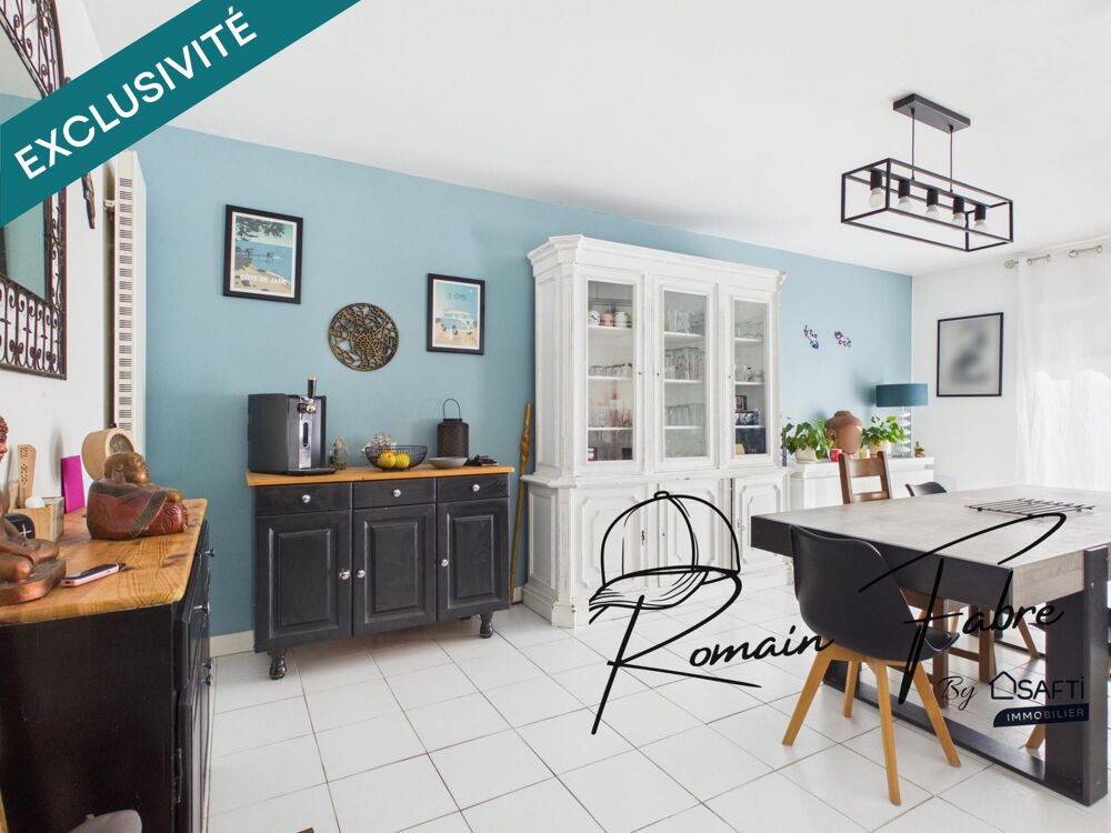Grande maison de plain pied avec 4 chambres, 1 bureau et belle parcelle