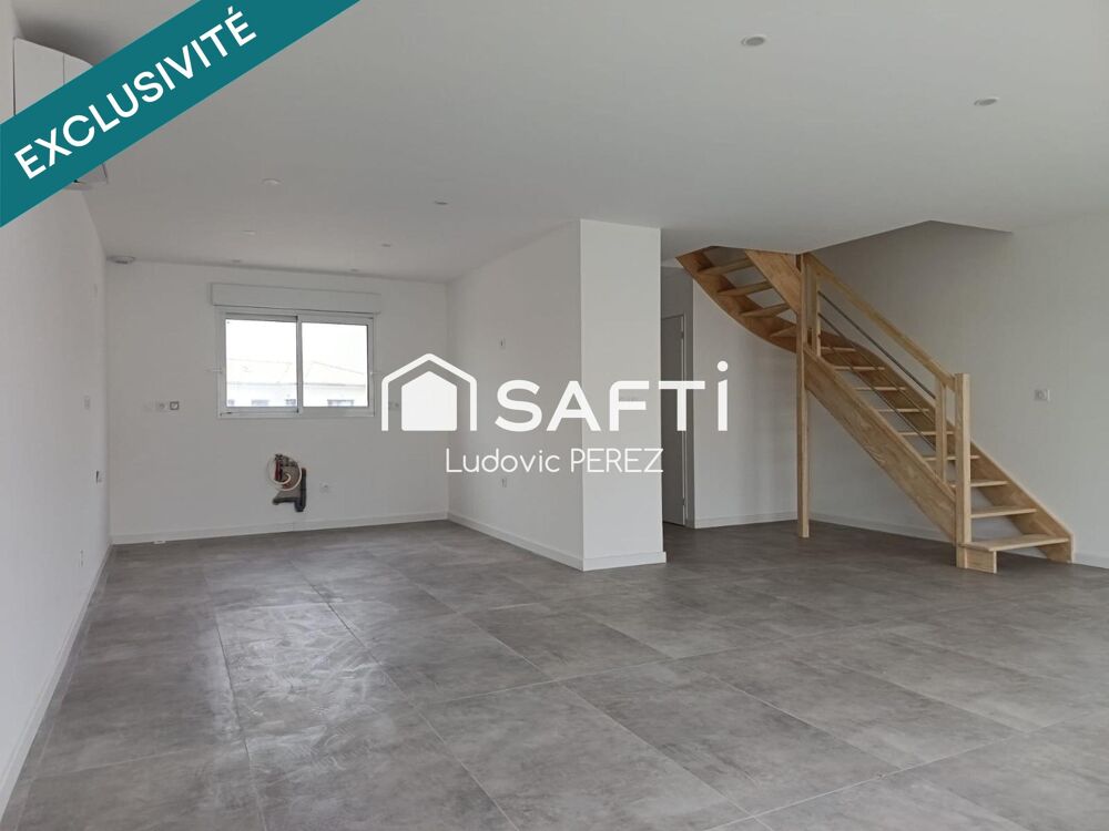 Vente Maison BRESSOLS (82710) – Maison NEUVE 103 m² – DPE A – Garage – Terrain 345 m² Bressols