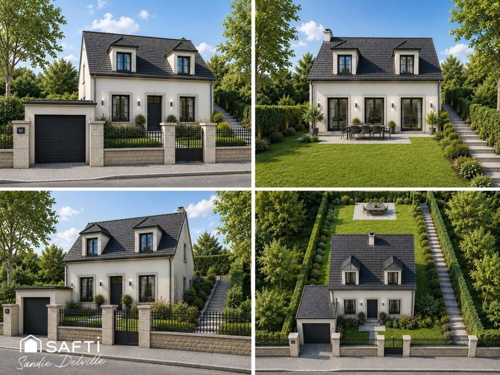 Vente Terrain Terrain à bâtir 235m² - R+1+combles- maison 130m² Cregy-les-meaux