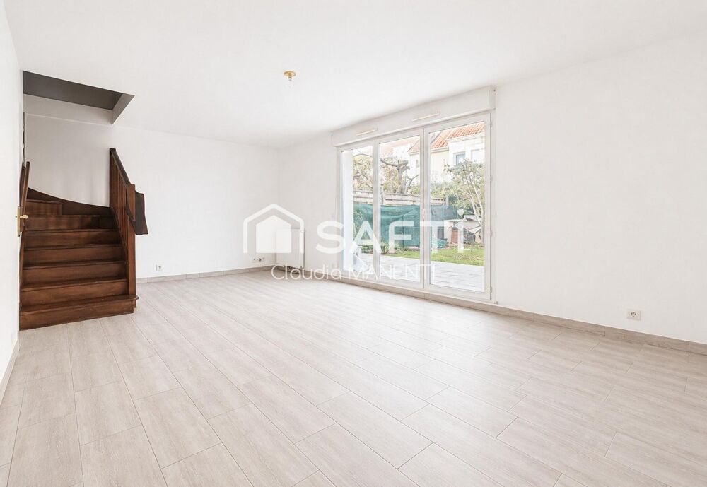 Maison 4 chambres, jardin,garage,10 min gare Meaux