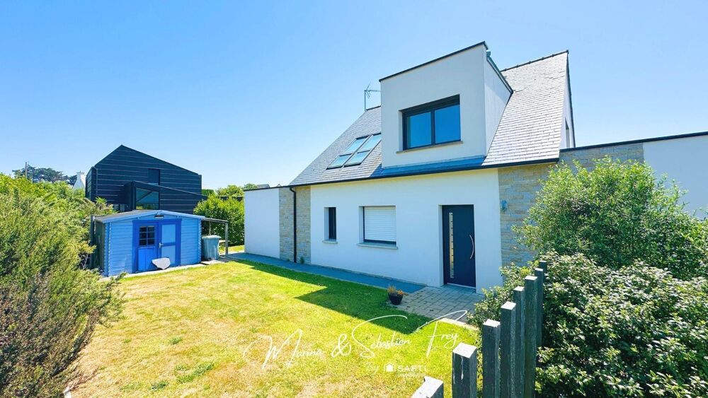 Vente Maison PORT-BLANC – PROPRIÉTÉ CONTEMPORAINE AVEC GÎTE INDÉPENDANT À 500 M DES PLAGES Penvenan