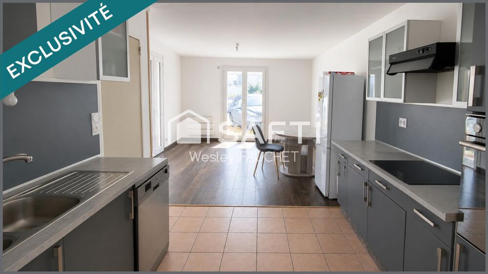 Vente Maison Déols Brassioux, Charmante maison 3 chambres Deols