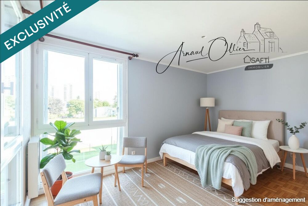 EN EXCLUSIVITÉ  Brest  Appartement T3 lumineux avec véranda et cave