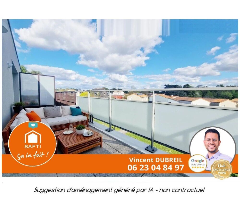 Vente Appartement APPARTEMENT T3 DE 2015 - AUCUN TRAVAUX Vertou