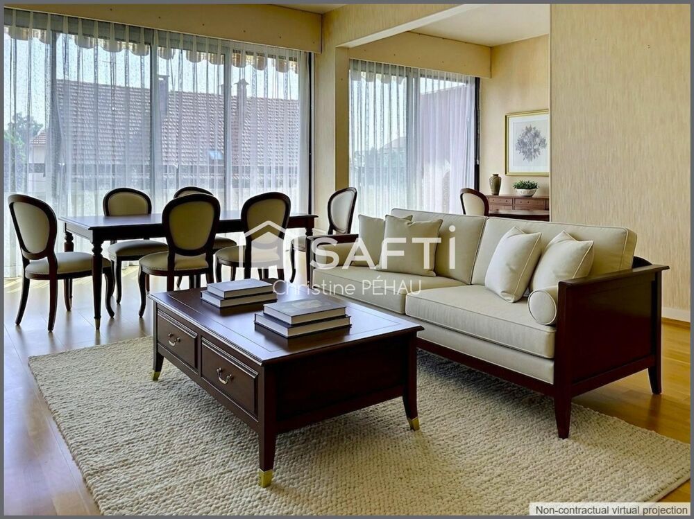Appartement familial traversant et beau balcon