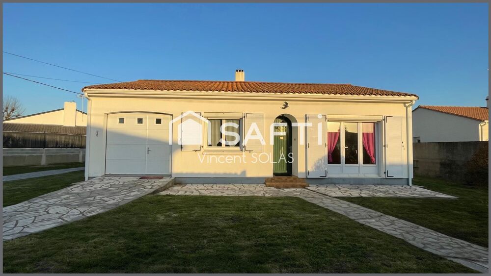 Maison de Plain-Pied de 90m² - Proche Commerces à pied , - Au Calme - Jardin - Dépendances