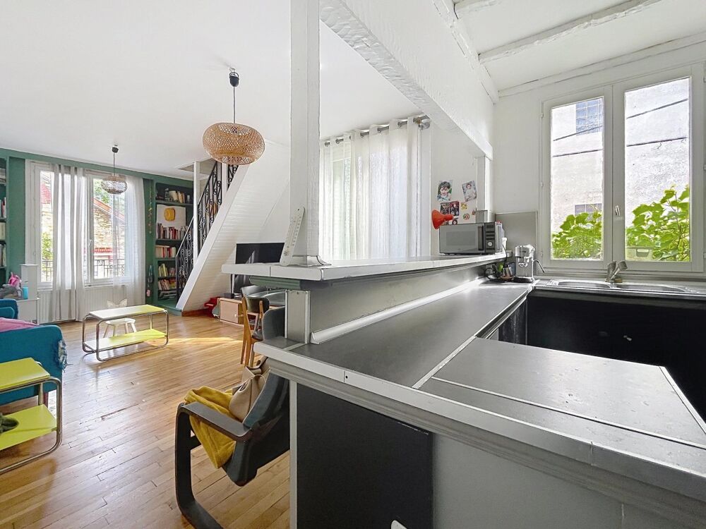 Vente Maison Maison de 66m²  avec 2 chambres +2 bureaux + garage... Epinay-sur-seine