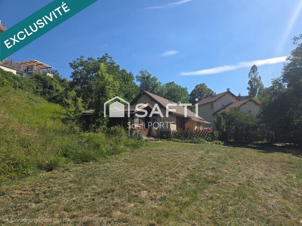 Chalet chaleureux de 55 m² sur un magnifique terrain de 3 000 m²