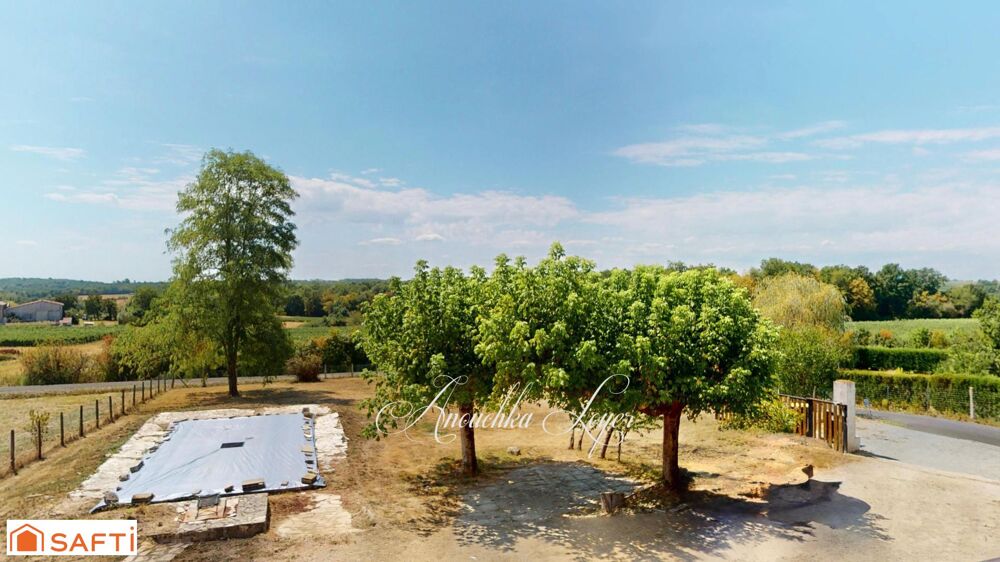 Maison avec vue dégagée et terrain constructible