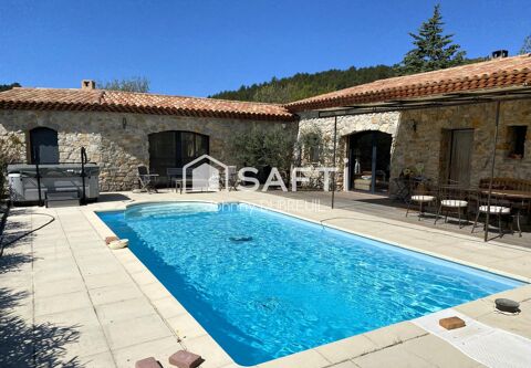   PIGNANS - SUPERBE PROPRI�T� DE 230M2 AVEC APPARTEMENT IND�PENDANT, PISCINE, CUISINE D'�TE, GARAGE, TERRAIN CL�TUR�  DE 9693M2 AV Maison - 5 pi�ce(s) - 230 m�