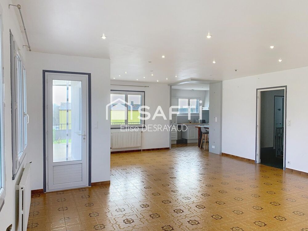 Grande maison de 167m² sur un terrain arboré de 1407m²