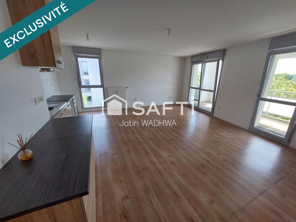 Vente Appartement T4 82m² loué jusqu'au 13/08/27 Reims