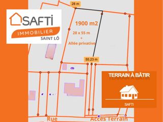  Terrain à vendre 1900 m²
