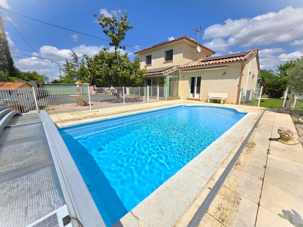 Maison t5 de 120-m² avec jardin et piscine
