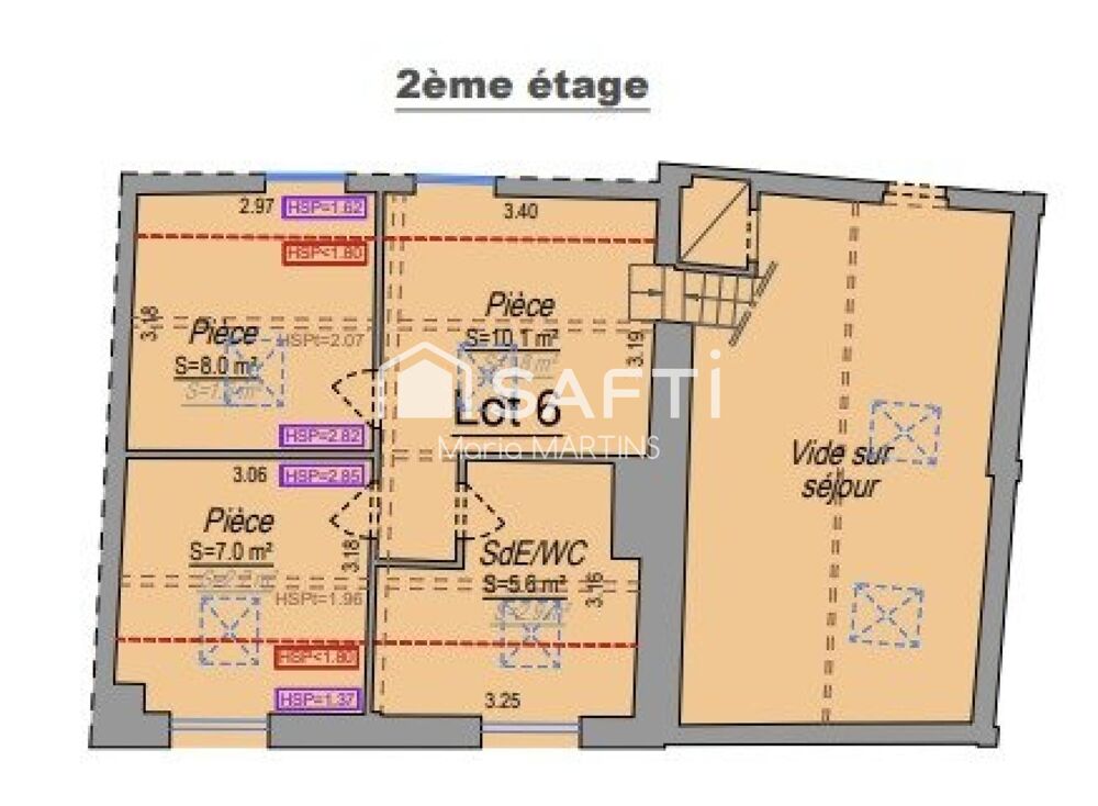 BORDEAUX BASTIDE - DUPLEX A RENOVER AVEC TERRASSE - BEAUX VOLUMES ET FORT POTENTIEL