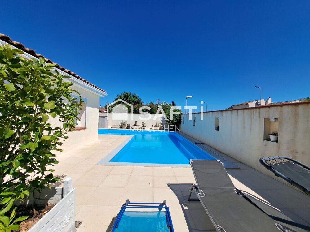 Vente Maison AUBORD : villa avec garage, jardin et piscine Aubord