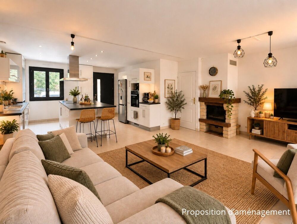 Vente Maison Petit budget : maison T4 + bureau avec terrain Montastruc-la-conseillere