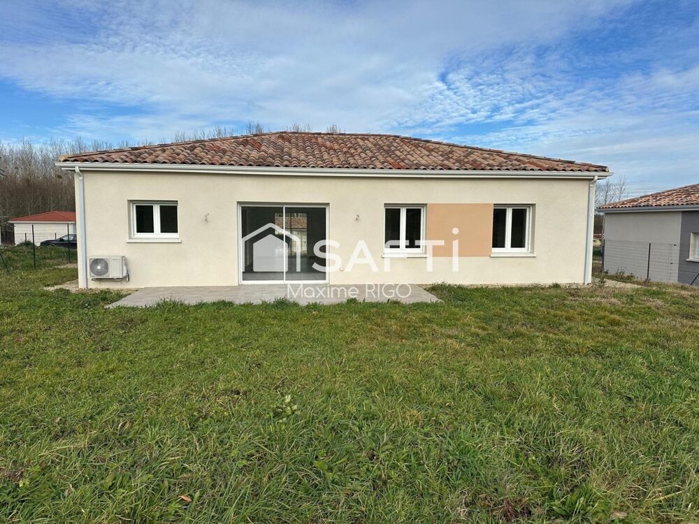 Maison neuve 3 chambres 100 m2 à Casteljaloux