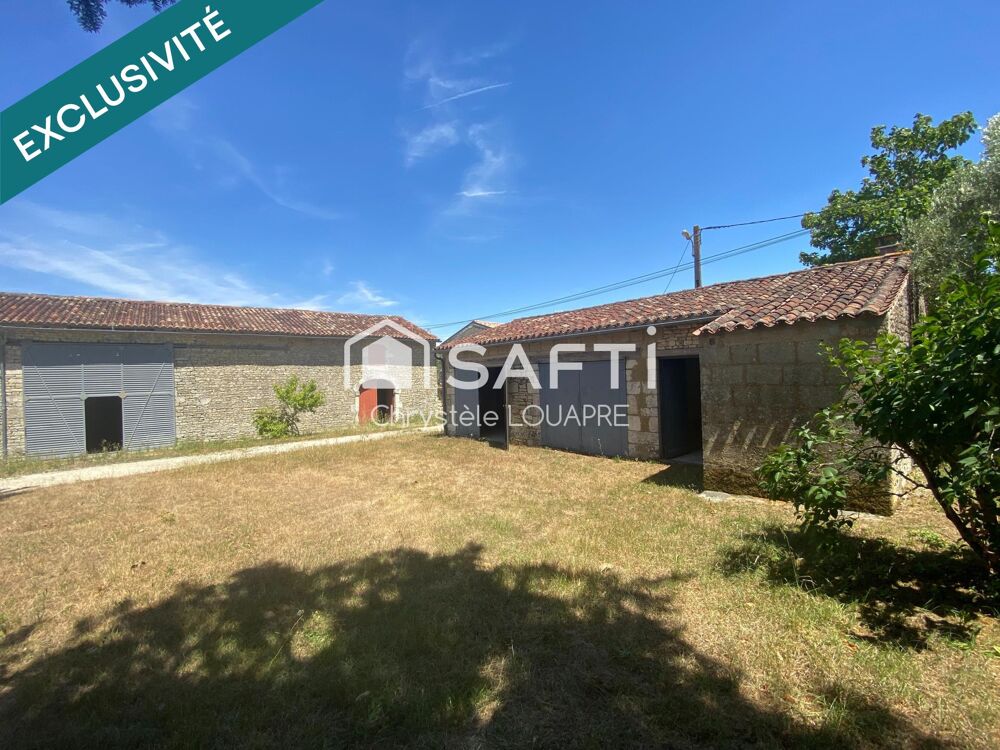 Maison charentaise rénovée 4 chambres en campagne