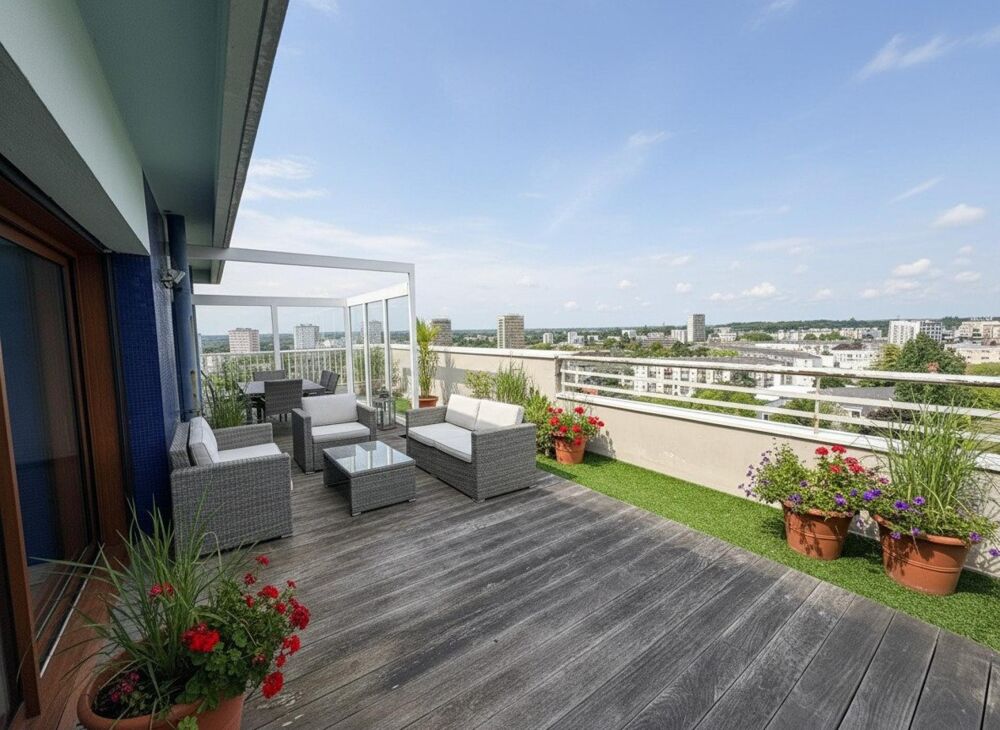 Appartement 183 m² AU 8ème et DERNIER ÉTAGE - VUE PANORAMIQUE RENNES