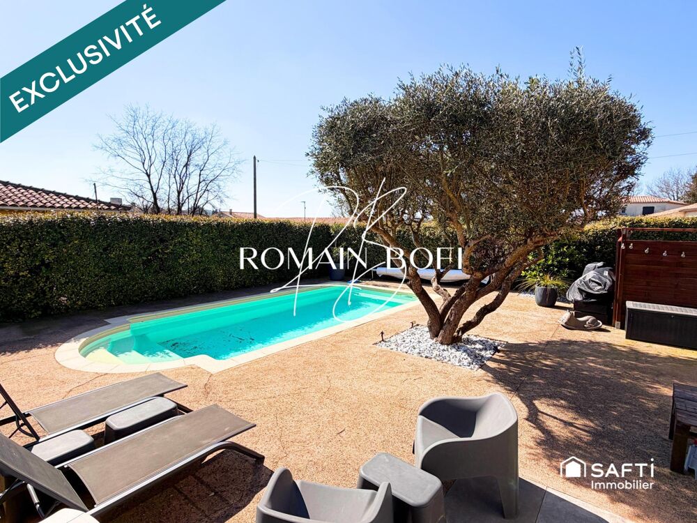 Vente Maison Maison 5 pièces de 146m2 sur 1000m2 de terrain avec piscine Moussac