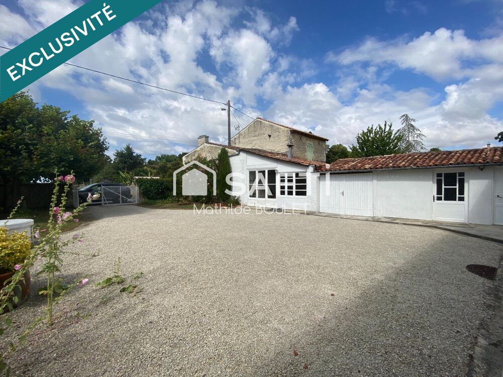 Maison de campagne avec 3 chambres, cour, garage