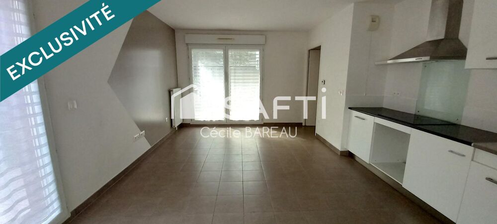 F2 avec jardin et parking en sous-sol