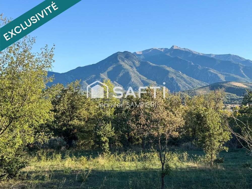 Vente Terrain Terrain 1950m2 vue Canigou constructible viabilisé Catllar