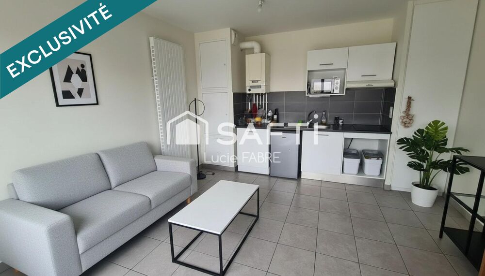 T1 vendu loué 27 m² + parking, Beauzelle