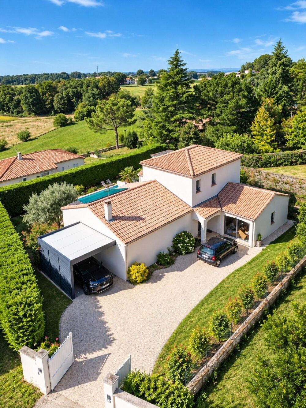 Vente Maison MAISON RÉNOVÉE DE 144 M² – 4 CHAMBRES – PISCINE – VUE PYRÉNÉES Foulayronnes
