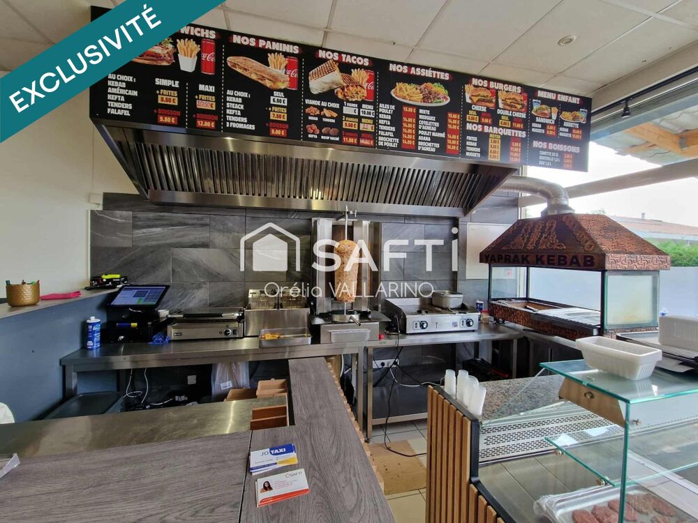   Vente fond de commerce kebab sur axe très passant 