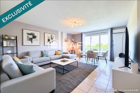   T4 lumineux avec garage box� et cave Appartement - 4 pi�ce(s) - 82 m�