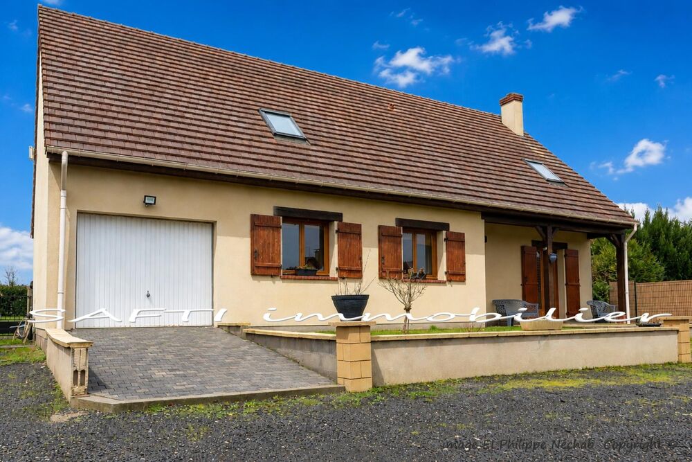 Limetz-Villez - Maison de 161m² - 3 chambres - sur 1099m2 de jardin.