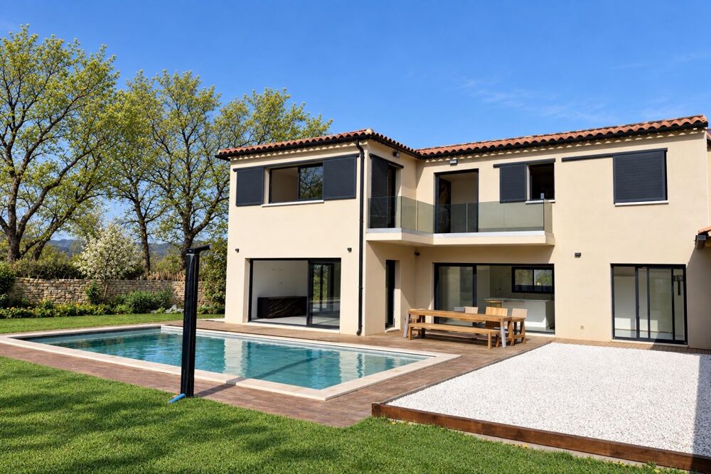 Maison Moderne de 2022 avec piscine . Oppede